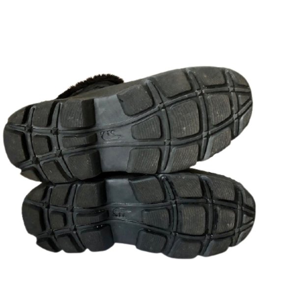 Sorel Waterproof Snow Angel Insulated Leather/Faux Fur Zip Boots - 7 - Picture 8 of 13